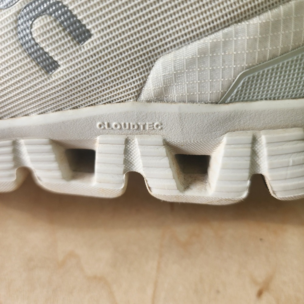 On Cloud X Helion Women's Run Walk Train Athletic Shoes SZ 9 White Yellow Gym - Picture 13 of 15